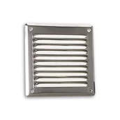 Rury i kanały wentylacyjne - Osłona wentylacyjna z siatką 175 x 175 mm chrom - miniaturka - grafika 1