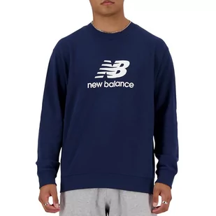 Bluza New Balance MT41500NNY - granatowa - Bluzy sportowe męskie - miniaturka - grafika 1