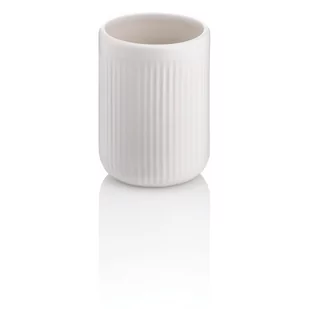 Biały ceramiczny kubek na szczoteczki do zębów Kela Adele - Kubki na szczoteczki do zębów - miniaturka - grafika 1