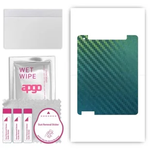 Folia naklejka skórka strukturalna na TYŁ do Apple iPad 4 Wi-Fi + Cellular - Carbon Kameleon CAKA1 - apgo SKINS - Akcesoria do tabletów i e-booków - miniaturka - grafika 1