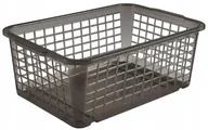 Pudła i pojemniki do przechowywania - KEEEPER Kosz pojemnik organizer 30x20x11 cm SZARY - miniaturka - grafika 1