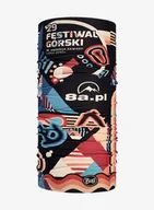 Czapki i chusty sportowe męskie - Chusta wielofunkcyjna Buff Original Ecostretch 29. Festiwal Górski 2024 Lądek-Zdrój - black/orange - miniaturka - grafika 1