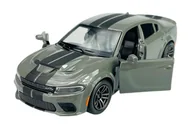 Samochody i pojazdy dla dzieci - TAYUMO 2020 DODGE CHARGER SRT HELLCAT SZARY 1:36 36145212 - miniaturka - grafika 1