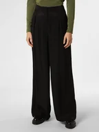 Spodnie damskie - Selected Femme Spodnie Kobiety wiskoza czarny wzorzysty, 36 - miniaturka - grafika 1