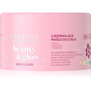 Eveline BEAUTY GLOW UJĘDRNIAJĄCE MASŁO DO CIAŁA 200ML 5903416040507 - Balsamy i kremy do ciała - miniaturka - grafika 1