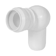 Akcesoria hydrauliczne - Kolano nastawne 40 mm białe LEO MINOR - miniaturka - grafika 1