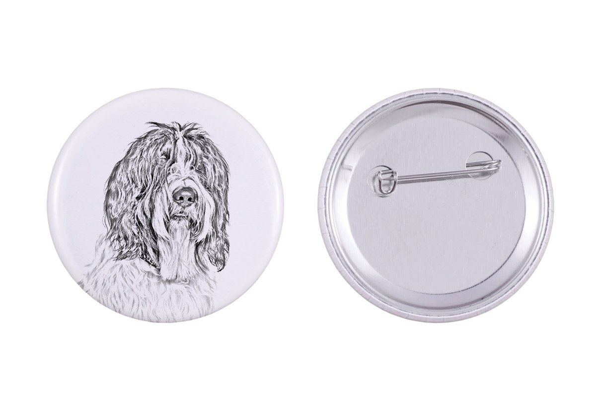 Schapendoes, Owczarek holenderski - przypinka z twoim psem, dodaj własne foto, marka Art-Dog