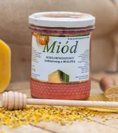 Miód - Miód wielokwiatowy nektarowy z maliną – naturalna harmonia smaku i zdrowia 0,5kg - miniaturka - grafika 1