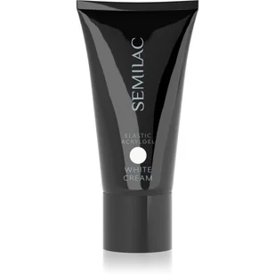 Semilac Elastic Acryl Gel akrylożel White Cream 30g - Żele do paznokci - miniaturka - grafika 1