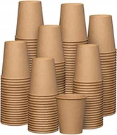 Naczynia i sztućce jednorazowe - Kubki Papierowe Jednorazowe Kraft 250Ml 100Szt - miniaturka - grafika 1