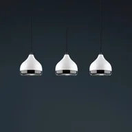 Lampy sufitowe - Opviq Lampa wisząca Yildo 6878 biały/czarny metal 3-punktowa liniowa - miniaturka - grafika 1