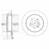 Tarcze hamulcowe - Tarcza hamulcowa DELPHI BG3691 - miniaturka - grafika 1