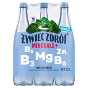 Woda - Żywiec Zdrój Minerals+ Napój lekko gazowany 6 x 1,2 l - miniaturka - grafika 1