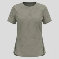 Koszulki sportowe damskie - Koszulka damska Odlo ZEROWEIGHT ENGINEERED CHILL-TEC T-shirt crew neck s/s - miniaturka - grafika 1
