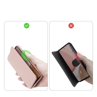 Dux Ducis Skin X kabura etui pokrowiec z klapką Samsung Galaxy A72 4G różowy - Etui i futerały do telefonów - miniaturka - grafika 11