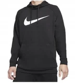 Bluzy męskie - Bluza Sportowa Męska z kapturem Nike Dri-fit DV8008 -010 r. XXL kangurka - miniaturka - grafika 1