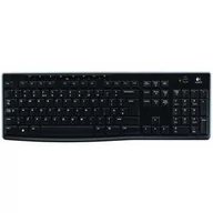 Klawiatury - Logitech Wireless K270 CZ/SK (920-003741) Czarna - miniaturka - grafika 1