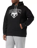 Bluzy męskie - Champion Męska bluza z kapturem College, czarny, S - miniaturka - grafika 1