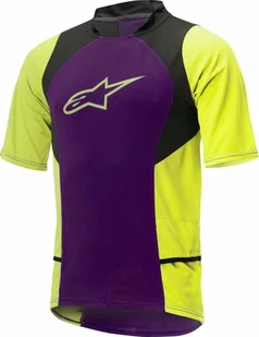 Alpinestars Koszulka męska Drop 2 purple-acid yellow r. S 1766315-386 - Koszulki męskie - miniaturka - grafika 1