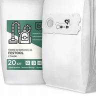 Worki do odkurzaczy - 20x Worek do Odkurzacza Festool Ct MIDI I Syntetyczny Torba Duży Worki G9-W - miniaturka - grafika 1