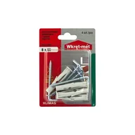 Kołki - Wkręt-met Kołek uniwersalny z hakiem prostym 8,0 x 50 - miniaturka - grafika 1