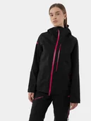 Kurtki narciarskie - Kurtka skiturowa 4FPRO membrana DERMIZAX® 20 000 damska 4F H4Z22KUDN009-22S Czarny - miniaturka - grafika 1