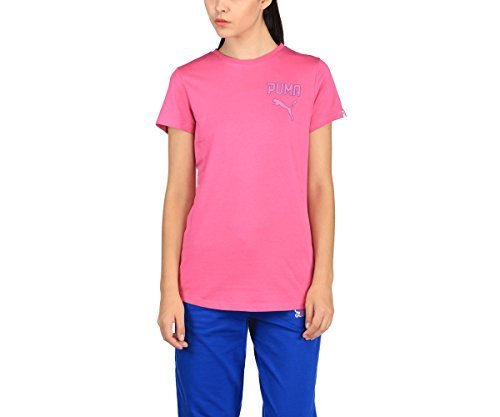 Puma Drapey Dancer damska koszulka koszulka, kobiety, tancerz drapey koszulka, niebieski atoll wrzosowy pasek, L