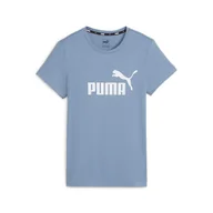 Koszulki sportowe damskie - Damska koszulka z logo Essentials PUMA Zen Blue - miniaturka - grafika 1