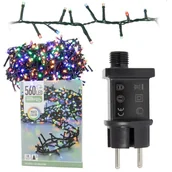 Oświetlenie świąteczne - Bożonarodzeniowy łańcuch świetlny Cluster, kolorowy, 560 LED - miniaturka - grafika 1