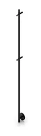 Grzejniki łazienkowe - P.M.H Kares Suszarka elektryczna 8,5x151,5 cm czarny mat PAS2HQXXXB220BASXXT - odbiór osobisty: Kraków, Świebodzin - miniaturka - grafika 1