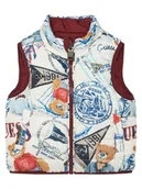 Kurtki i płaszcze dla chłopców - Guess Bezrękawnik N6RL01 WCFM2 Kolorowy Regular Fit - miniaturka - grafika 1