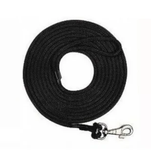 Chaba Smycz treningowa linka czarna 10mm/20m - Smycze dla psów - miniaturka - grafika 1