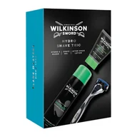 Maszynki do golenia i wkłady - Wilkinson Sword Zestaw: maszynka do golenia Hydro 5 + żel do golenia Sensitive + balsam po goleniu Sensitive - miniaturka - grafika 1