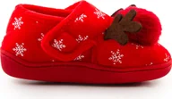Buty dla dziewczynek - Kapcie dziecięce By Very Nynyl pantofle ciepłe renifery 27 - miniaturka - grafika 1
