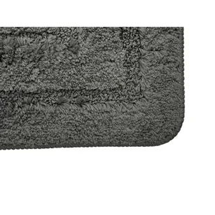 Zestaw dywaników łazienkowych Alor 3 sztuki 50 x 80 cm + 50 x 40 cm + 48 x 50 cm ciemnoszary - Dywaniki łazienkowe - miniaturka - grafika 1