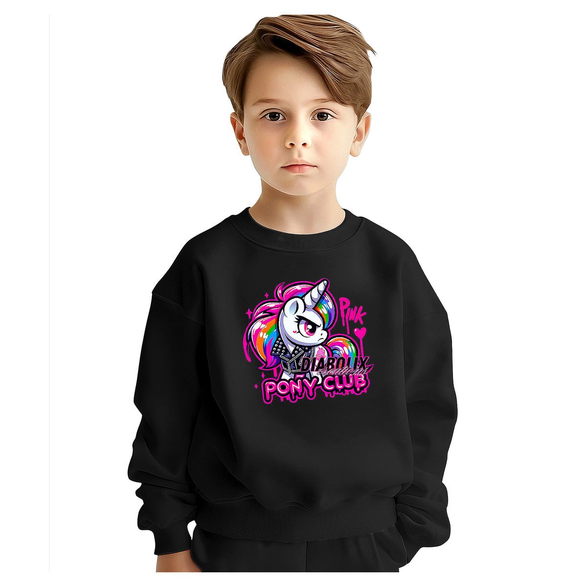 BLUZA DZIECIĘCA JEDNOROŻEC UNICORN PINK 122-128 DLA CHŁOPCA DZIEWCZYNKI