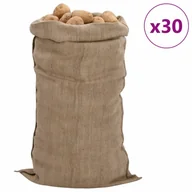 Plecaki - vidaXL Worki jutowe, 30 szt., 65x135 cm, 100% juta, 340 g/m² - miniaturka - grafika 1