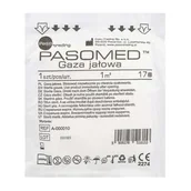 Apteczki i materiały opatrunkowe - Paso Gaza opatrunkowa jałowa 1 m 17-nitkowa - miniaturka - grafika 1