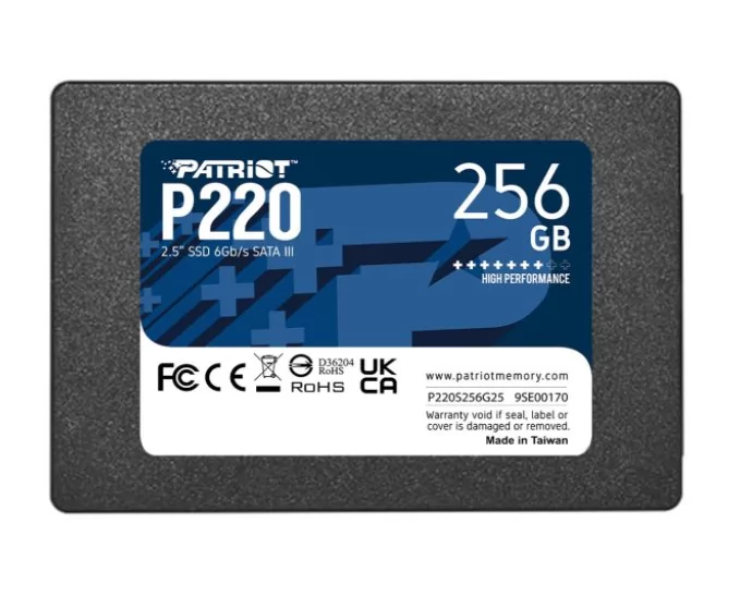 Patriot P220 256GB 2.5" SATA III (P220S256G25)