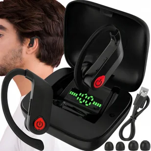 Lenovo bezprzewodowe słuchawki Bluetooth słuchawki magnetyczne sportowe słuchawki douszne - Słuchawki - miniaturka - grafika 1