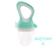 Gryzaki dla dzieci - Gryzak do podawania pokarmu smoczek do poznawania samków na owoce i warzywa MIĘTOWY S - miniaturka - grafika 1