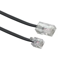 Kable miedziane - Schwaiger 3.0m RJ-11 - RJ-45 3 m Czarny - miniaturka - grafika 1