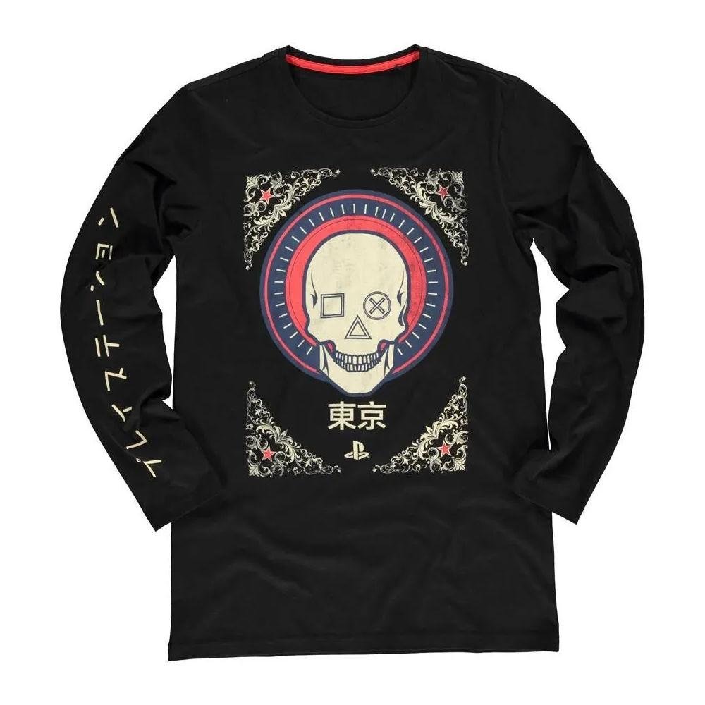 longsleeve PLAYSTATION - GAMING SKULL-XL