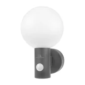 Lampy ogrodowe - Lampa led z czujnikiem ruchu maclean mce515 gr, czujnik ruchu pir, kolor szary, 15w, ip65, 1600lm, barwa neutralna biała (4000k) MCE515 GR - miniaturka - grafika 1