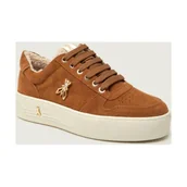 Buty dla dziewczynek - Patrizia Pepe Sneakersy shearling z dodatkiem skóry - miniaturka - grafika 1