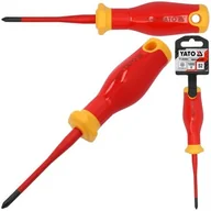 Śrubokręty - Yato Wkrętak Śrubokręt Izolowany Krzyżak Slim PH1x80mm 1000V Dla Elektyka - miniaturka - grafika 1