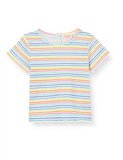 Bluzki dla niemowląt - KOTON Striped Krótki rękaw T-Shirt Dziewczyny i Dziewczyny, Biały pasek (01l), 24/36 mesi - grafika 1