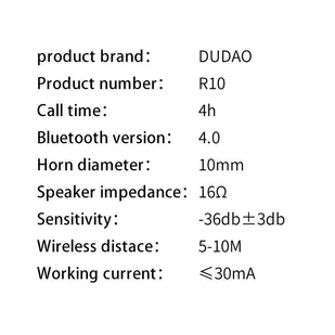 Dudao zestaw samochodowa ładowarka 2x USB 3.4A + zestaw słuchawkowy słuchawka Bluetooth czarny (R10 black) - Ładowarki do telefonów - miniaturka - grafika 12