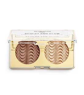 Makeup Revolution London Makeup Revolution London Revolution PRO Sculpt And Glow zestaw kosmetyków 4 g Savanna Nights - Bronzery i konturowanie twarzy - miniaturka - grafika 3