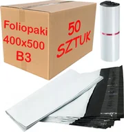 Koperty - Foliopaki Kurierskie Białe B3 400x500mm - 50 szt. - miniaturka - grafika 1